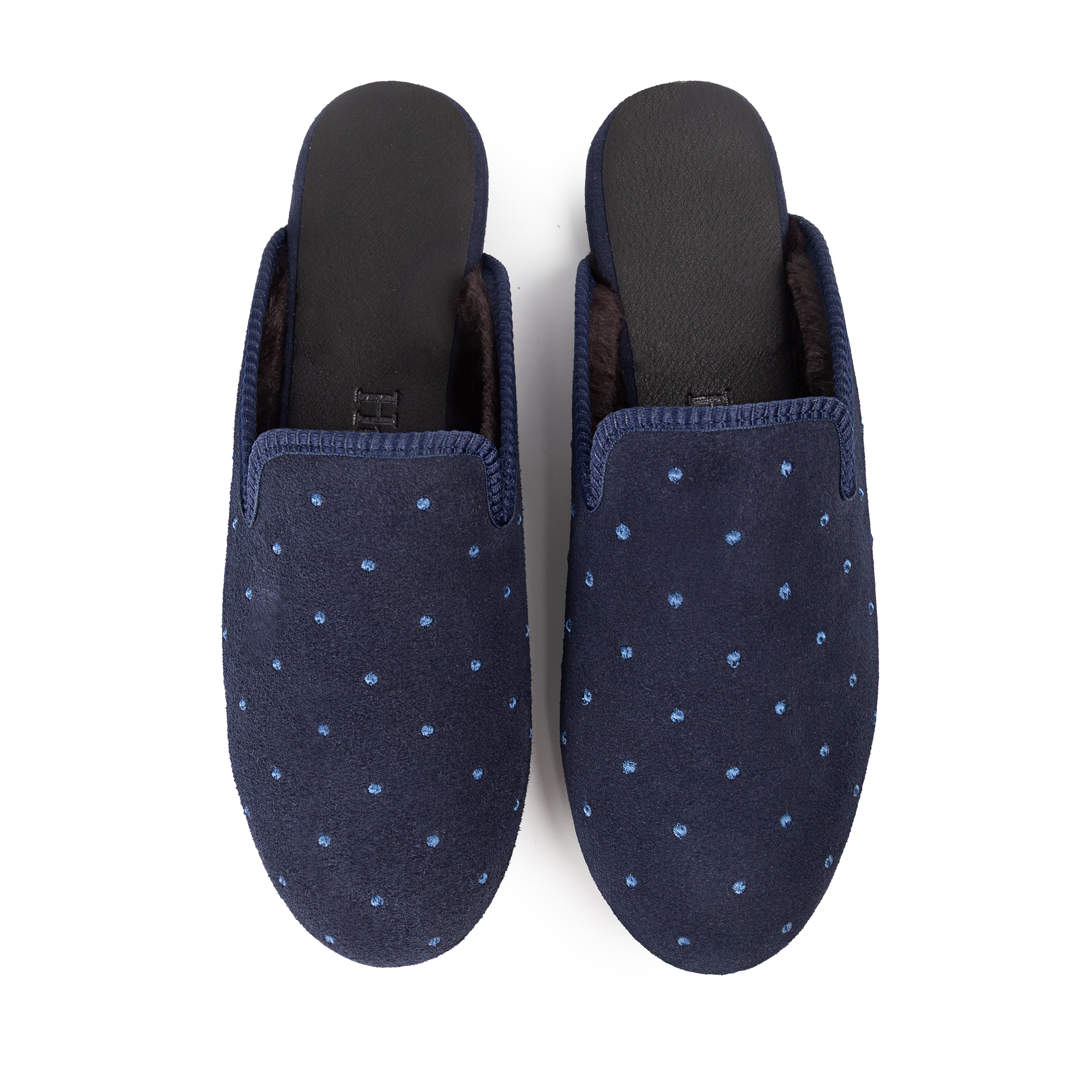Midnight Dot Slipper