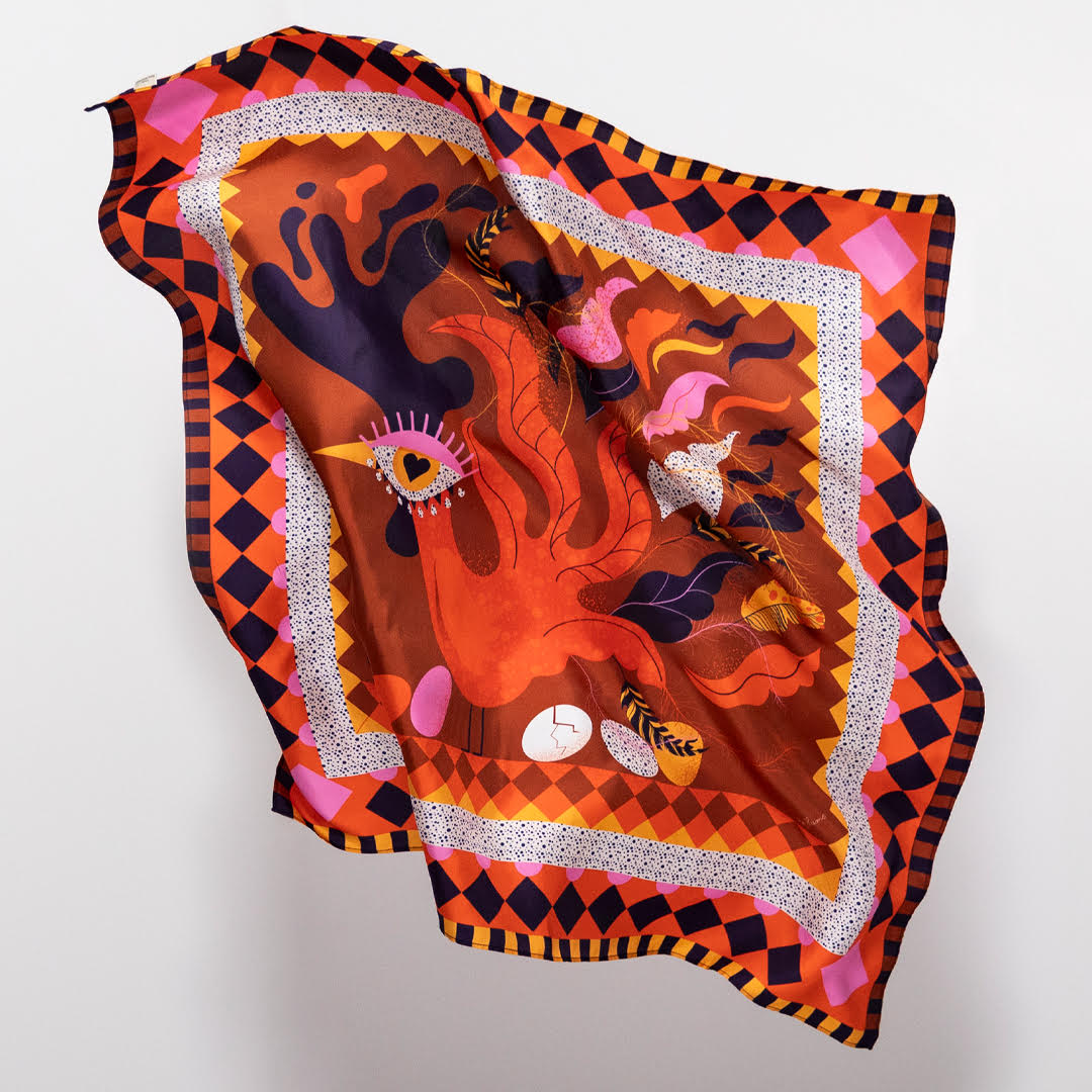 The Hums Hen Scarf