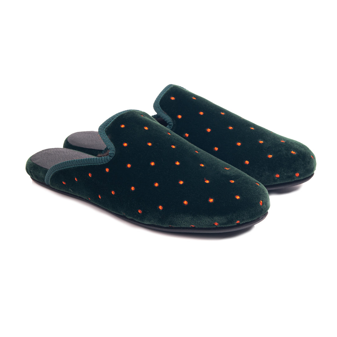 Forest Dot Slipper